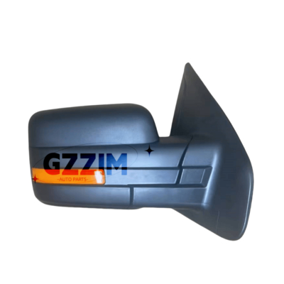 Ford F150 2011-2015 Side Mirror with LED Light Black ABS Plastic