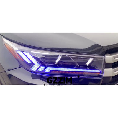 Toyota Highlander 2018 Οδηγός τροποποιημένο μπροστινό φως εξαρτήματα κεφαλής λάμπα