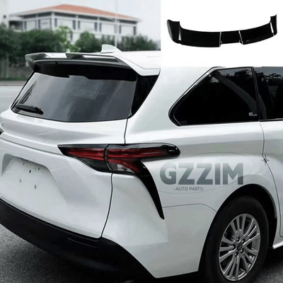Rear Roof Spoiler for Sienna 2021 2022 2023 Trunk Wing ABS Gloss Black Factory Direct